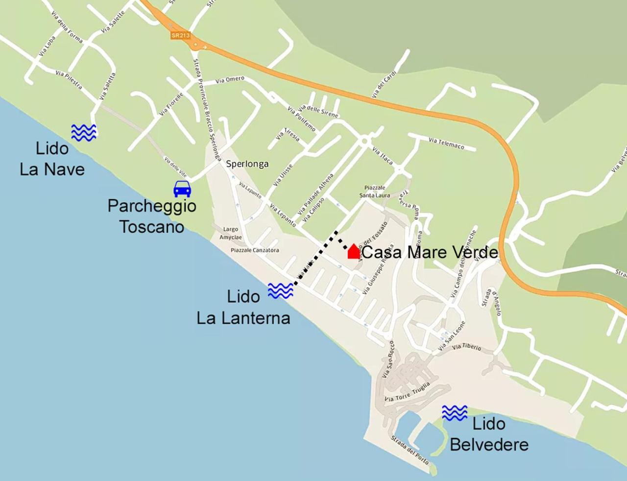 Casa Vacanza Mare Verde Sperlonga Eksteriør bilde